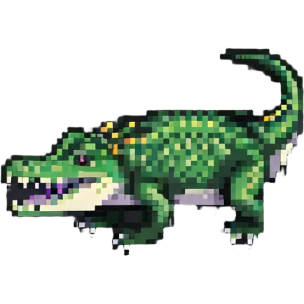 detailed crocodile emoji