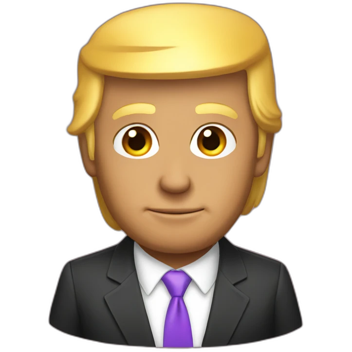 Gay Donald Trump emoji