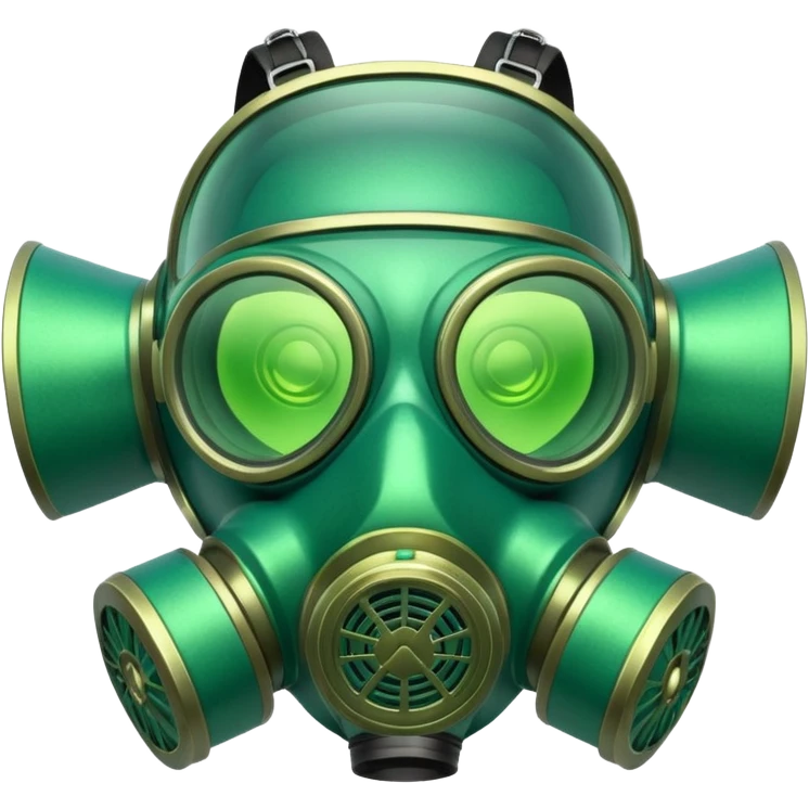 glitter green viper valorant gas mask emoji