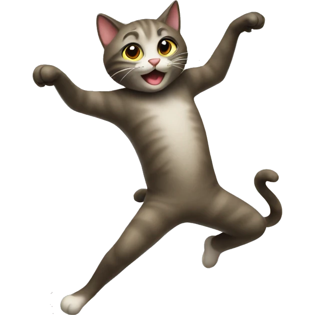 Dancing cat emoji