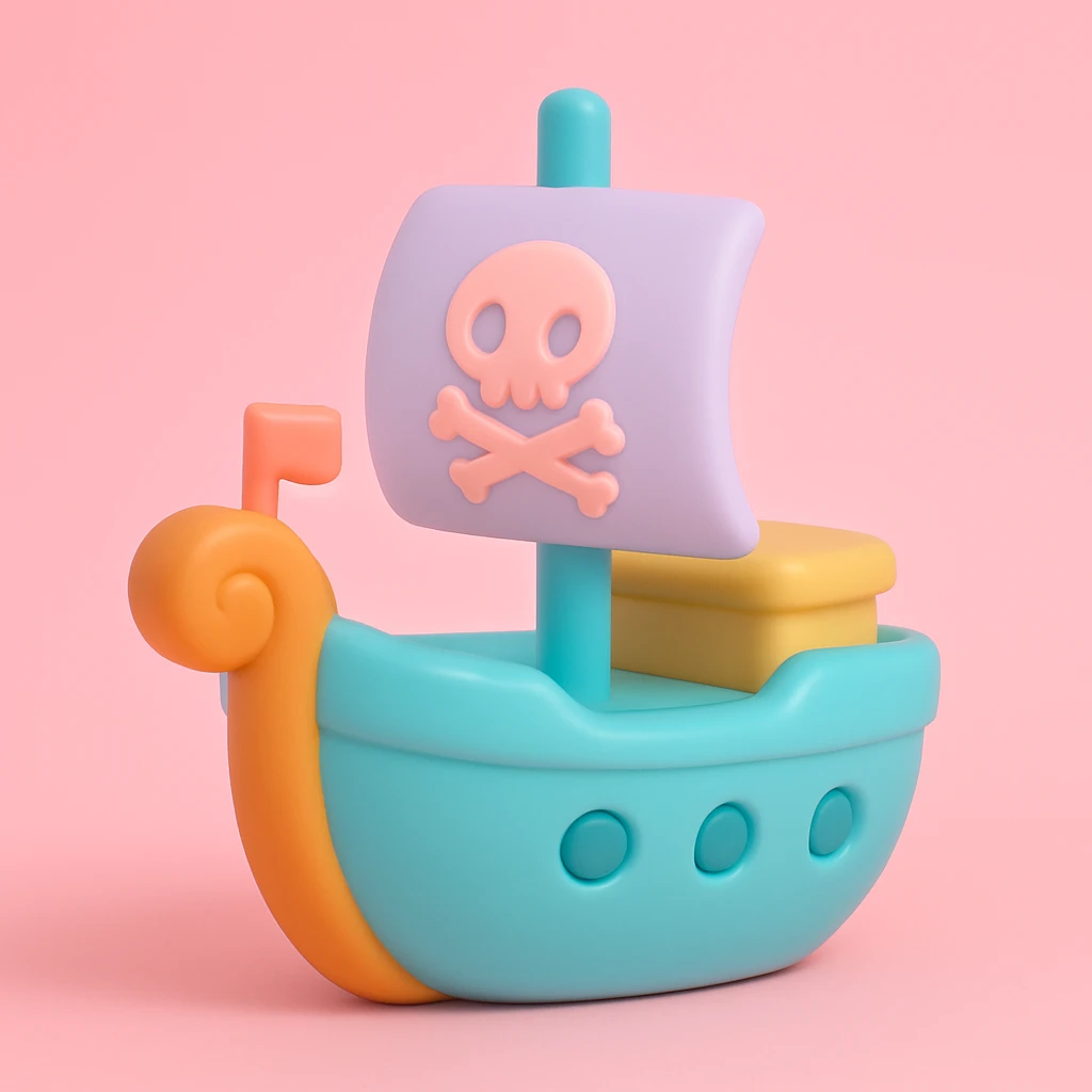 pirate ship emoji