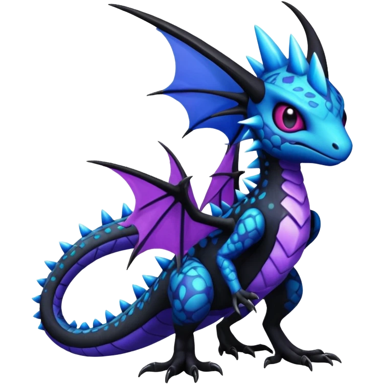 Punk’ish Edgy Badass Dark Gothic Flygon-Aurorus-Amaura-Hybrid-Creature emoji