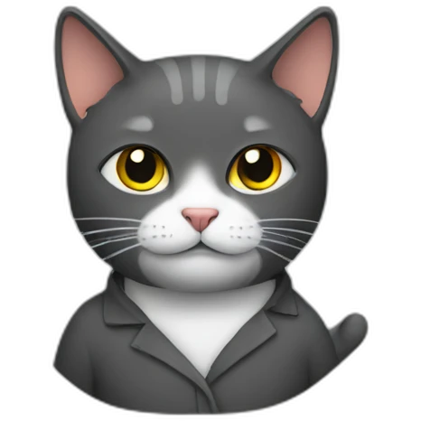 coder cat emoji