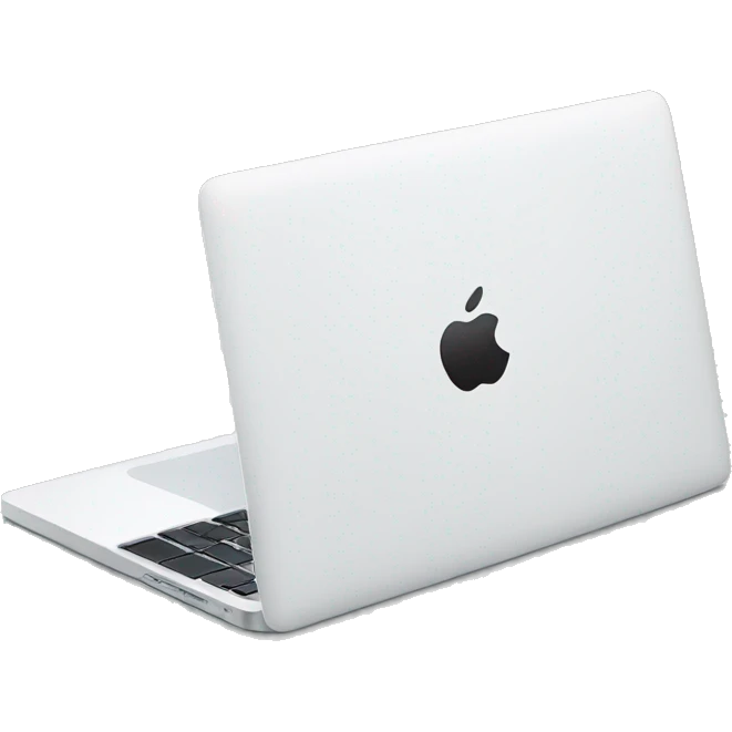 White MacBook  emoji
