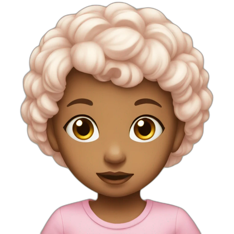 Baby girl  emoji