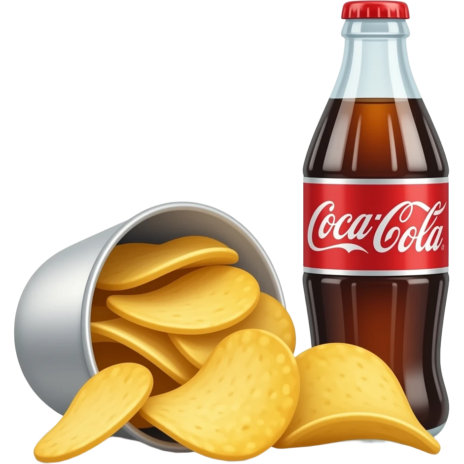 Chips and cola emoji