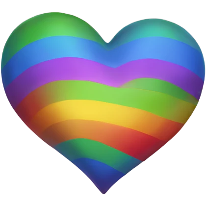 rainbow heart emoji