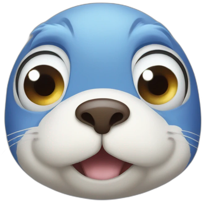blue gopher rayman rabbit eyes emoji