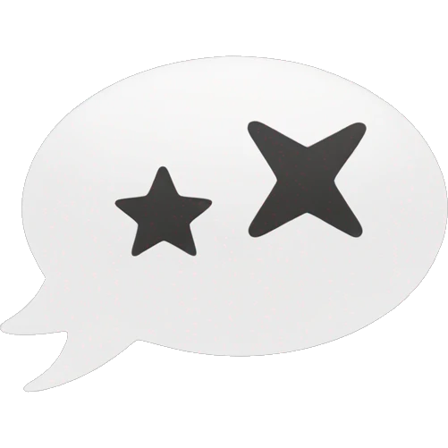Feedback Emoji 
Usage: To request or give feedback.
Design Idea: A speech bubble with a star inside. emoji