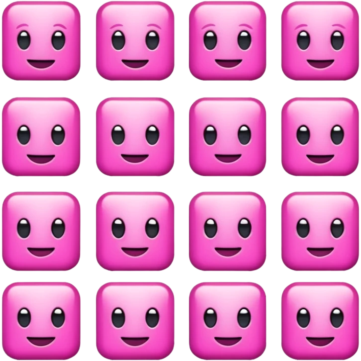 Pink emoji