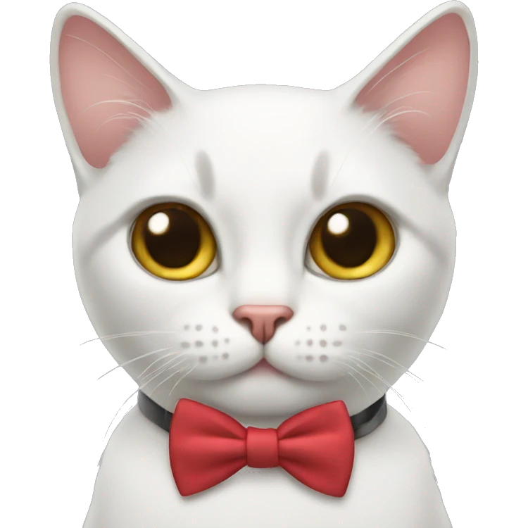 cat with a bowtie emoji