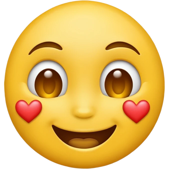 Emoji with kisses marks on face emoji