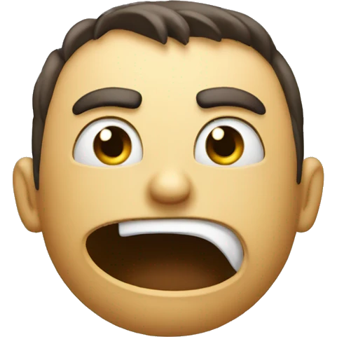 a GPT, LLM turning crazy, mad, angry, furious emoji