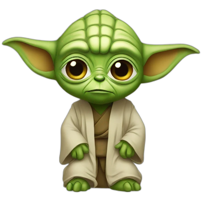 Yoda thinking emoji
