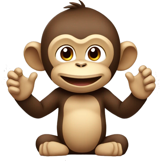 Clapping monkey emoji