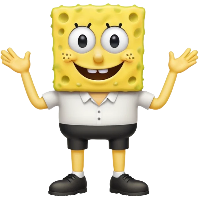 sponge bob squarepants whole body emoji