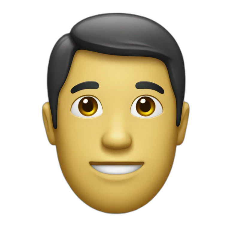 Homme banane emoji