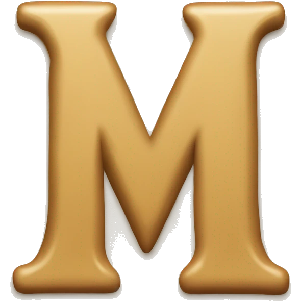 letter m with the letter a in the middle  emoji