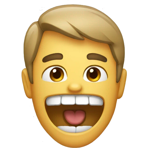 All mouth expression emoji