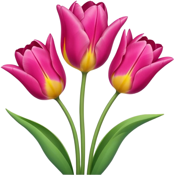 Aesthetic tulips emoji