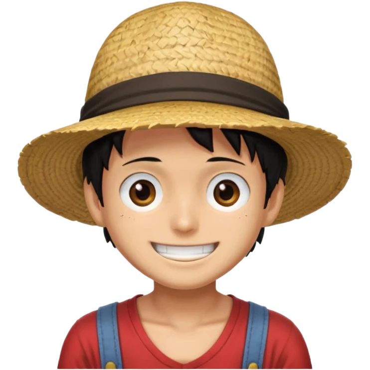 Luffy riendo emoji