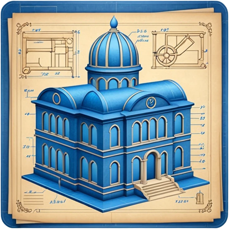 architect blueprint  emoji