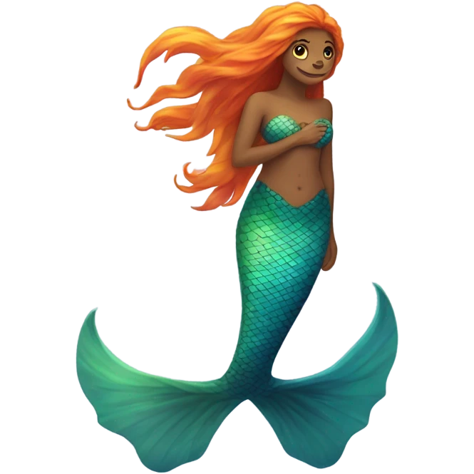 Sasquatch mermaid  emoji