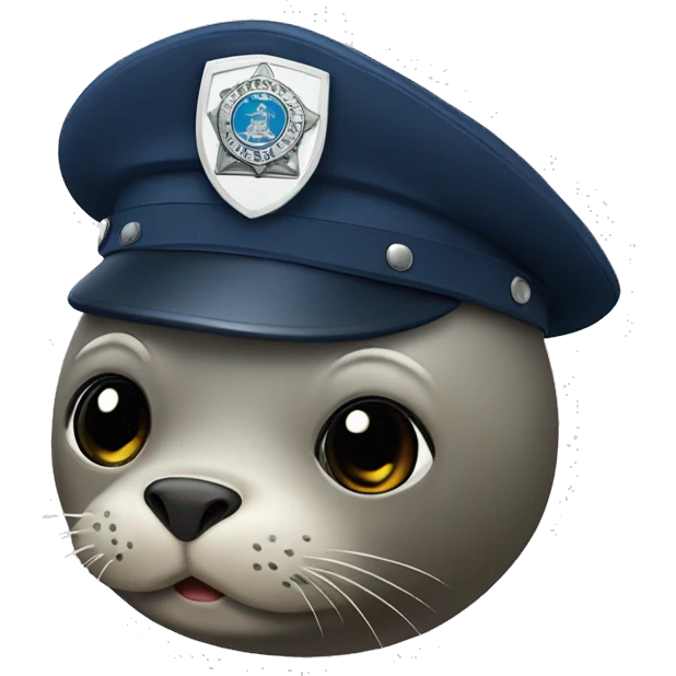 seal with police cap emoji