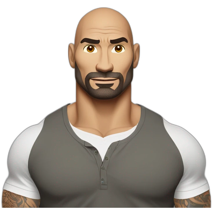 actor dave bautista cartoon wearing henley  emoji