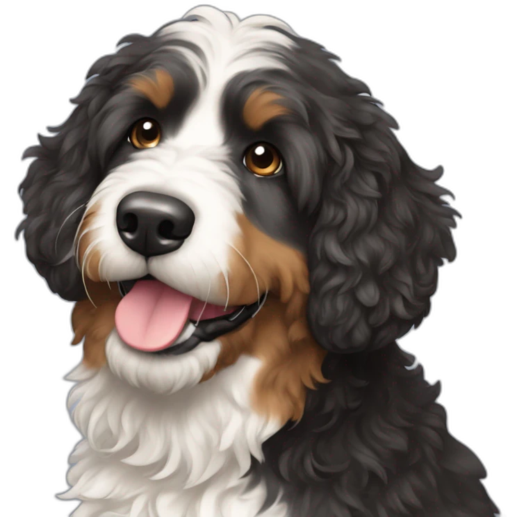 Bernedoodle emoji