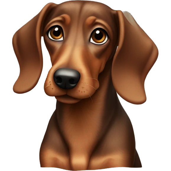 Cute Dackel  emoji