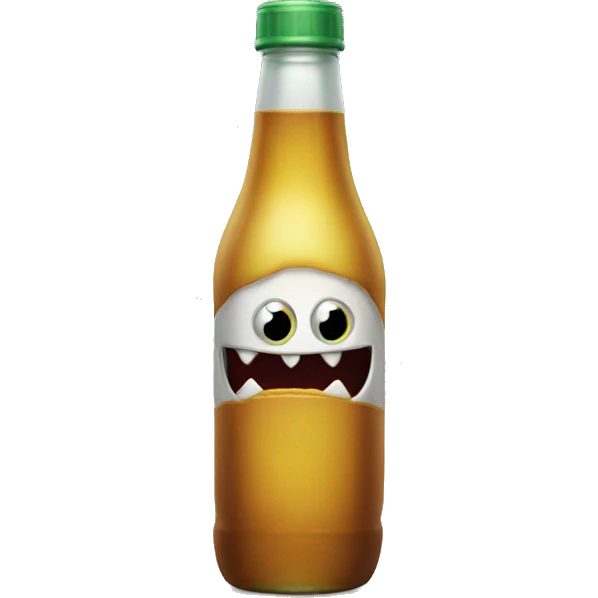 Bottle of monster emoji