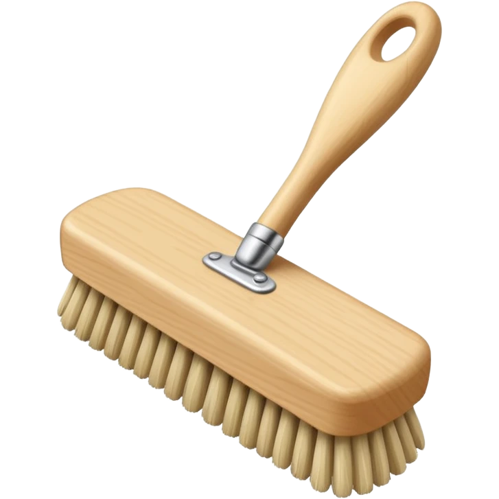 Hand Small beigh scrub brush  emoji