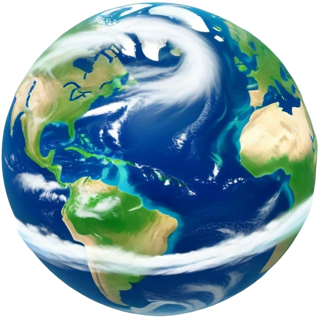 🌍 Cinematic Realistic Earth – A breathtaking, full view of Earth from space, showcasing vivid blue oceans, swirling white clouds, and lush green continents. The curvature of the planet is subtly illuminated by the sun, with a soft atmospheric glow enhancing its life-sustaining beauty. High detail, crisp textures, and realistic lighting bring out the planet's dynamic and ever-changing surface. emoji