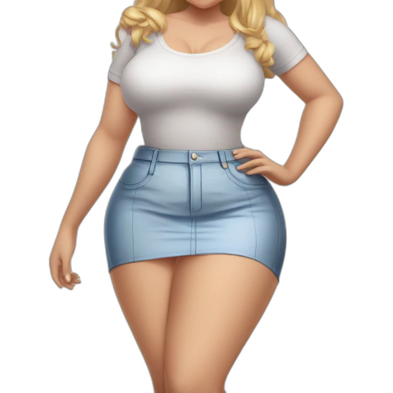 curvy-caucasian beauty-in-small-skirt-butt-white-socks прыгает с парашютом emoji