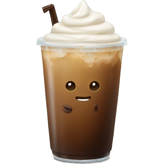 Ice coffee  emoji