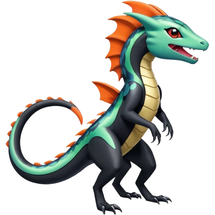 Meloetta-Salandit-Nargacuga-Pokémon-Fakémon-fusion-hybrid-creature emoji