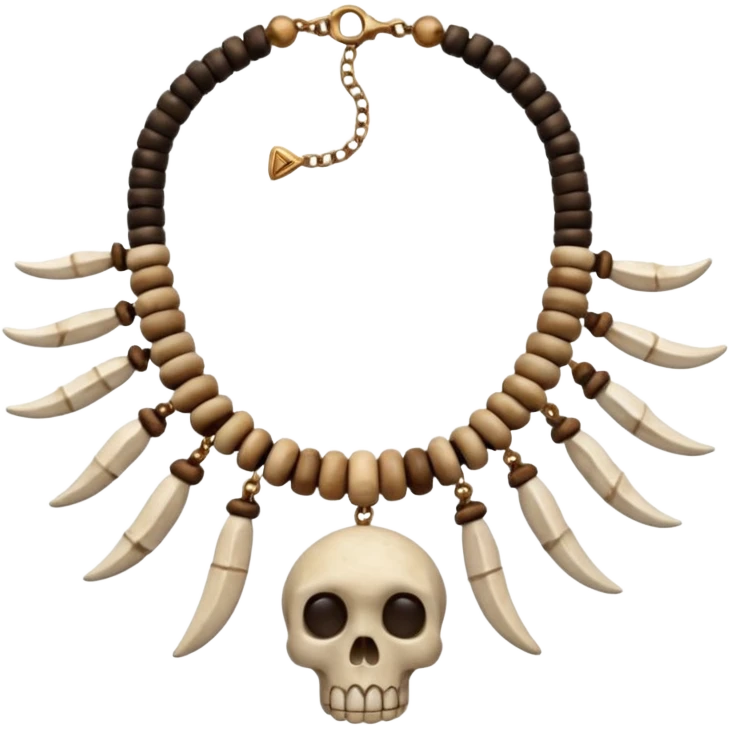 stone age necklace emoji
