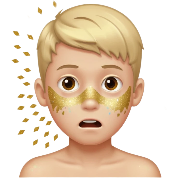 glitter panic boy emoji