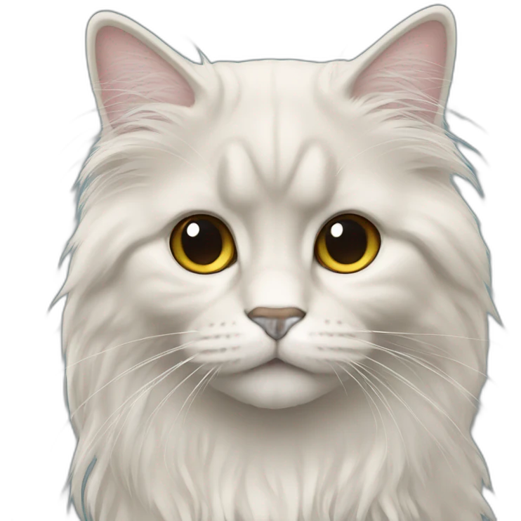 British long hair emoji
