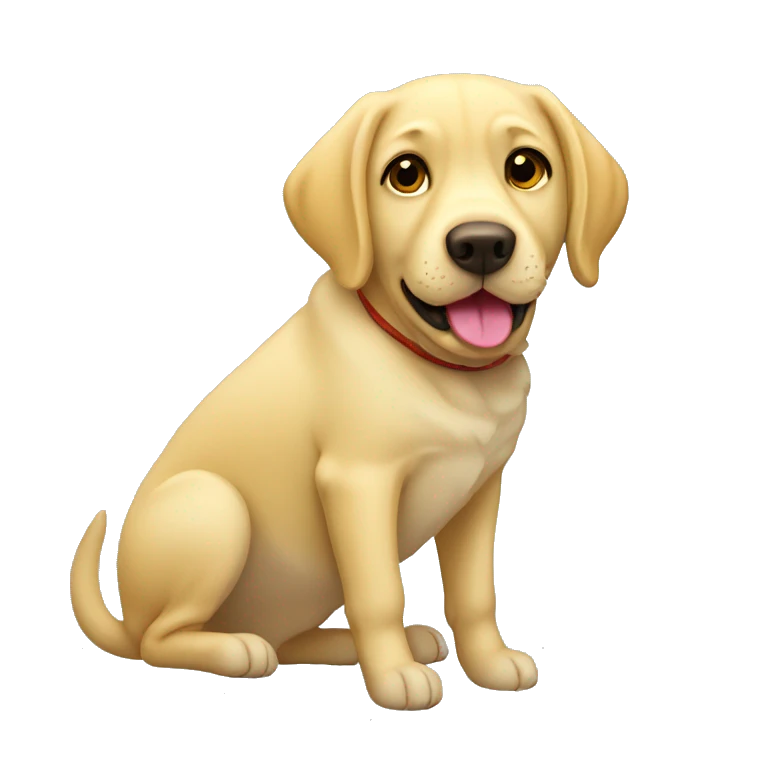 Yellow Labrador Retriever  emoji