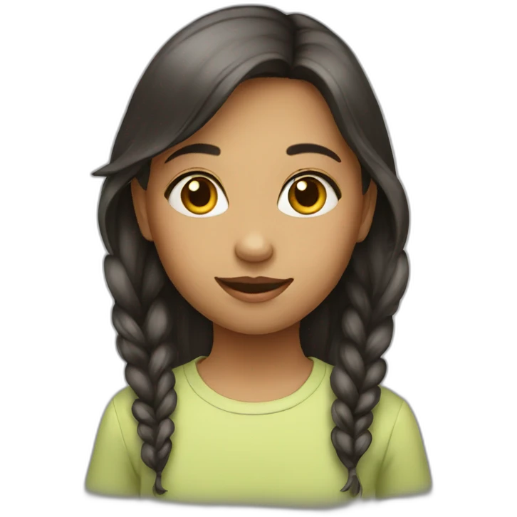 young girl emoji