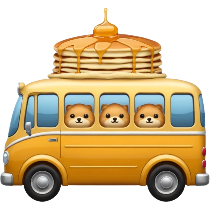 pancake bus emoji