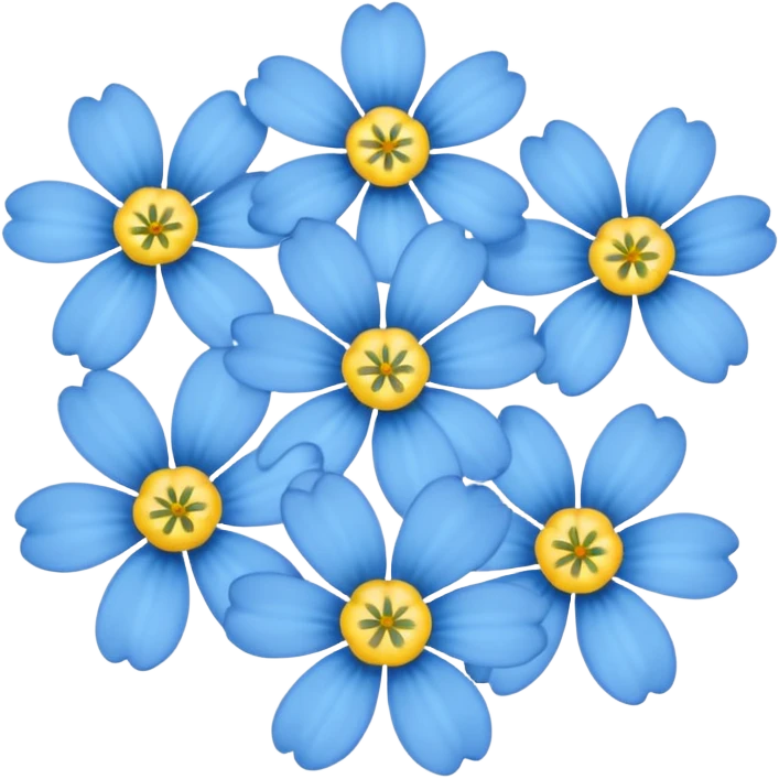 Modra Pomněnka  emoji