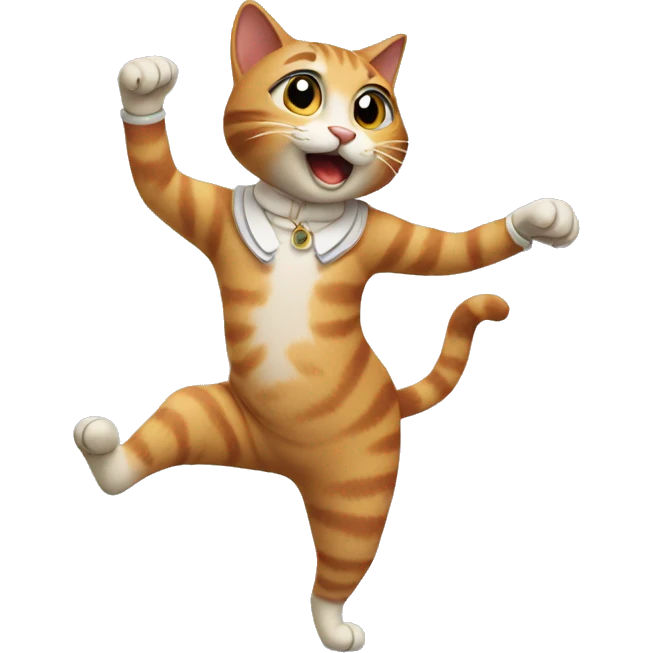 Cat dancing  emoji