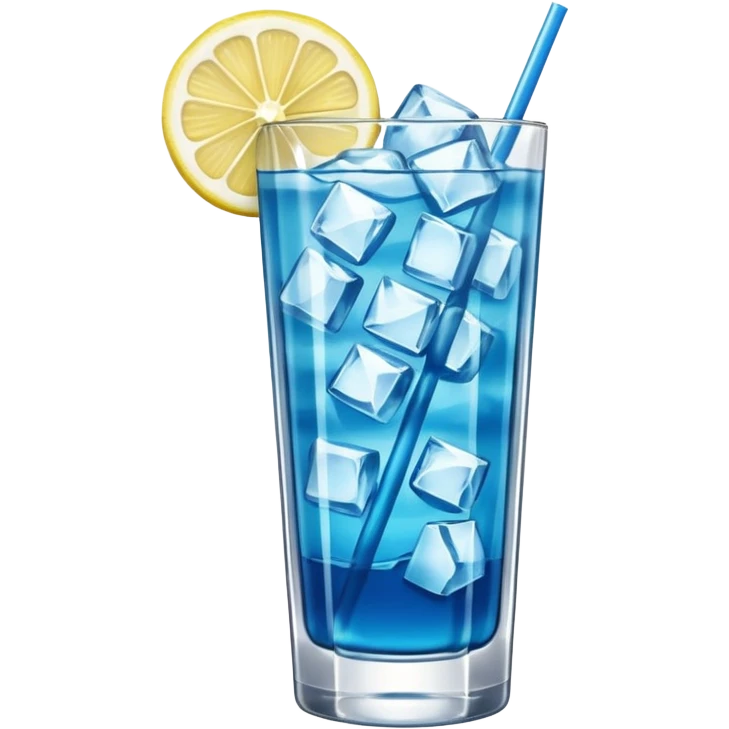 Blue Lagoon Cocktail emoji