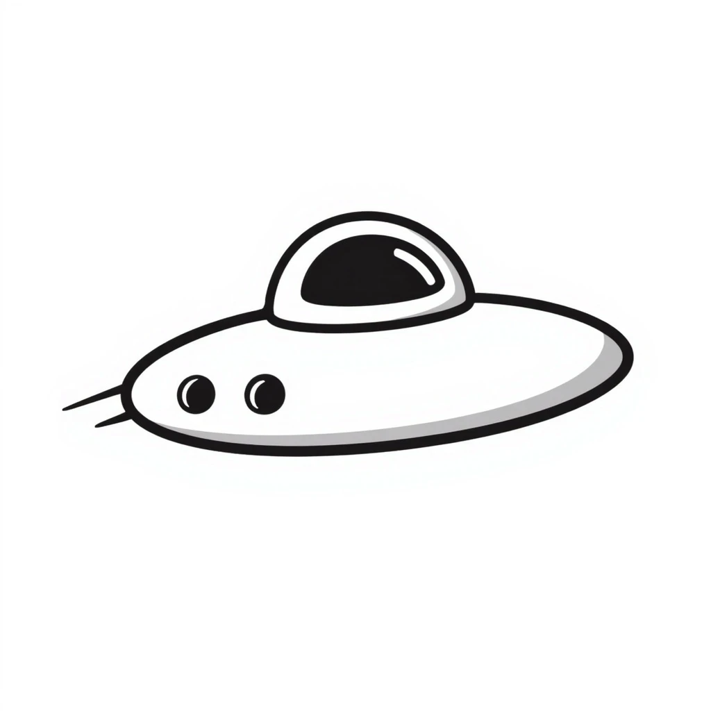 A UFO emoji