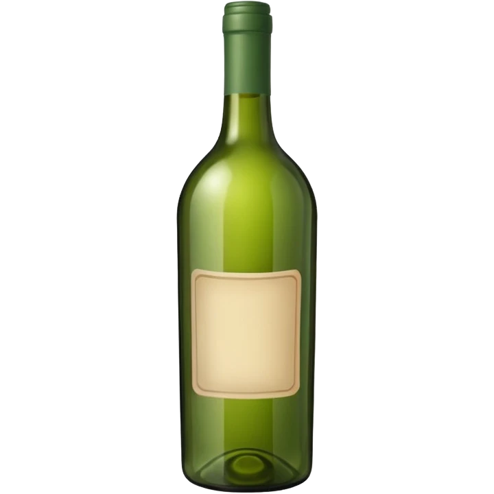 glass green wine bottle emoji