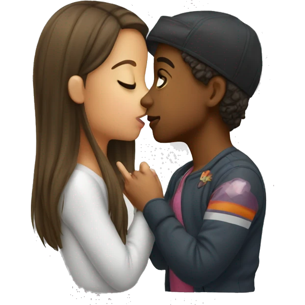 Girl kiss girl emoji