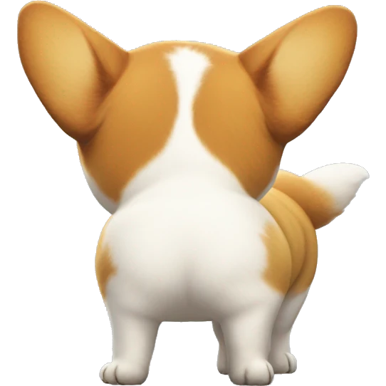 Corgi butt emoji